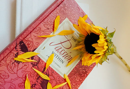 passion book with sunflower | Avantte Interior Design
